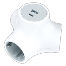 3-fach Sternsteckdose