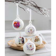 Keramik-Hängekugel Frühling