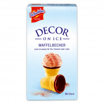 Produktbild »Decor on Ice Waffelbecher«
