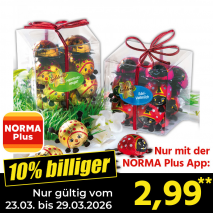 Nur mit der NORMA Plus App günstiger: »Glückskäfer«