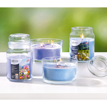 3-Docht-Kerze / XXL Bonbonglas