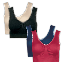 Seamless-BH mit Spitze 2er-Pack