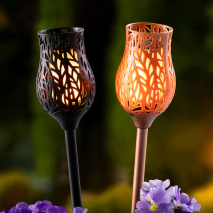 LED-Solar-Gartenfackel