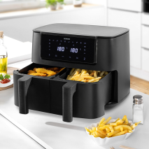 Doppel-Heißluftfritteuse