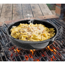 Emaillierte Schlemmerpfanne