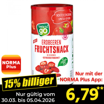 Erdbeeren Fruchtsnack