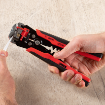 Automatik-Abisolier- und Crimpzange