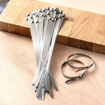 Rostfreies Edelstahl-Kabelbinder-Set