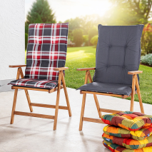 Hochwertige 8 cm dicke Wende-Polsterauflagen