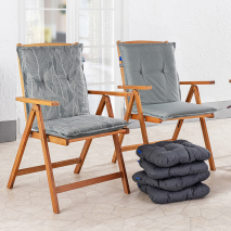 Hochwertige 8 cm dicke Wende-Polsterauflagen