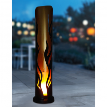 LED-Solar-Flammensäule