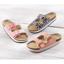 Tieffußbett-Pantoletten