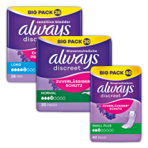 Inkontinenz-Einlagen