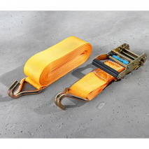 Schwerlast-Spanngurt 2-tlg. mit Ratsche und Haken