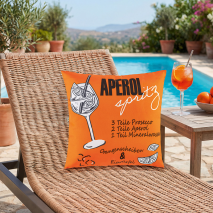 Outdoorkissen mit Spruch