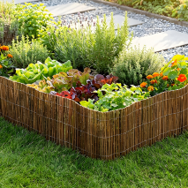 Weiden-Beeteinfassung