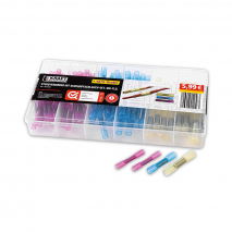 Stoßverbinder mit Schrumpfschlauch-Set 100-tlg.