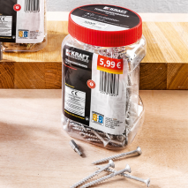 Terrassenschrauben mit Turbogewinde