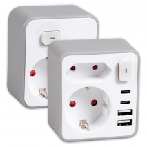 Schaltbare USB-Steckdosen-Adapter