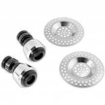 Schwenkbrausen- und Abflusssieb-Set