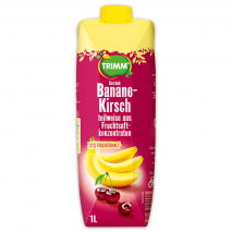 Banane-Kirsch-Getränk