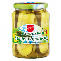 Produktbild »Bayerische Sandwichgurken / Dillschnitten«