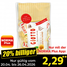 Nur mit der NORMA Plus App günstiger: »Minis im Beutel«