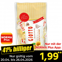 Nur mit der NORMA Plus App günstiger: »Minis im Beutel«
