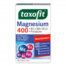 Magnesium 400 + B1 + B6 + B12 + Folsäure