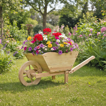 Produktbild »Holz-Pflanzschubkarre«