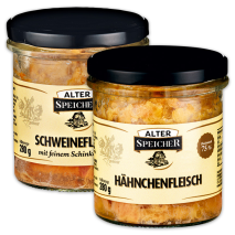 Fleischspezialität im Glas