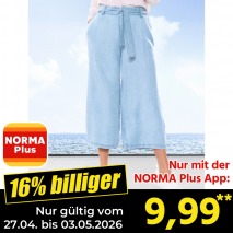 Nur mit der NORMA Plus App günstiger: »Jogg- oder Culotte-Hose«