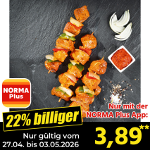 Schweine-Fleischspieße