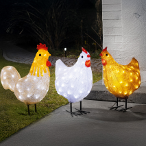Produktbild »LED-Solar-Henne oder -Hahn«