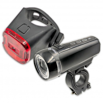 Produktbild »Wasserdichtes Akku-Fahrrad-Leuchten-Set IP55«