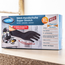Produktbild »Nitril-Handschuhe 'Super Stretch' 100er«