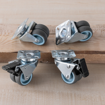 Produktbild »Doppel-Lenkrollen-Set 4-tlg.«