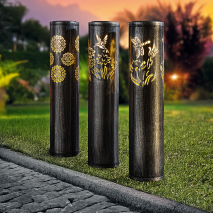 Produktbild »LED-Solar-Gartenstecker 'Pfahl'«