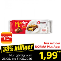 Nur mit der NORMA Plus App günstiger: »Mix Max«