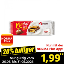 Nur mit der NORMA Plus App günstiger: »Mix Max«