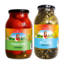 Produktbild »XXL Gurken Malosol / eingelegte Tomaten«