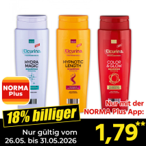 Nur mit der NORMA Plus App günstiger: »Professional Shampoo«