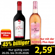 Nur mit der NORMA Plus App günstiger: »Rouge / Rosé«