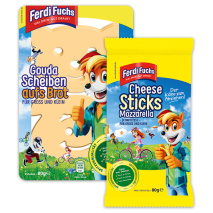 Produktbild »Cheese Sticks Mozzarella / Gouda Scheiben«