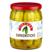 Produktbild »Gurkensticks / Sandwichgurkenzungen«