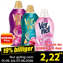 Nur mit der NORMA Plus App günstiger: »Weichspüler«