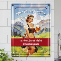 Produktbild »Retro-Metallschild«