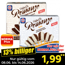 Nur mit der NORMA Plus App günstiger: »Mini Eis Romanze«