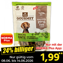 Nur mit der NORMA Plus App günstiger: »Snacks«