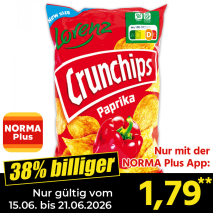Nur gültig vom 15.06. bis 21.06.2026 und nur mit der NORMA Pluss App 38% billiger: 1,79